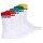 HUGO mens socks, pack of 5 - QS RAINBOW CC, short, ribbed, logo, One Size, plain