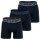 Superdry Herren Boxershorts, 6er Pack  - BOXER SIX PACK, Logobund, Organic Cotton