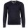 A|X ARMANI EXCHANGE Herren Strickpullover - Schurwolle, V-Neck, Logo, einfarbig