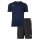 PUMA Herren Finisher Set - Training Shorts kurz, Funktionsshirt Rundhals uni