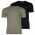 EMPORIO ARMANI Mens T-shirt, 2-pack - ENDURANCE, round neck, stretch cotton