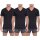 2(X)IST 3 Pack, Herren Essential V-Neck Unterhemden, kurzarm - Schwarz oder Weiß