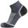 Zensah Unisex Compression Running Socks, Grit Running Socks (Quarter)