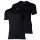CECEBA Herren American T-Shirt, 2er Pack - V-Ausschnitt, Kurzarm, Baumwolle, uni