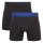 Bamboo basics mens boxer shorts LEVI, 2-pack - breathable, Single Jersey