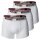 MOSCHINO Herren Shorts 3er Pack - Pants, Unterhose, Cotton Stretch, uni