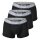 BIKKEMBERGS mens shorts, pack of 3 - TRIPACK TRUNK, Stretch Cotton, Logo, uni