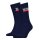 LEVIS Unisex 2-Pack Sports Socks - Regular Cut SPRTWR, Logo, Unicolor