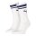 PUMA Unisex Sport-Socken, 2er Pack - Crew Heritage, Tennis, Frottee-Sohle, Streifen
