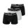 HUGO BOSS Mens Boxer Shorts, Pack of 3 - Trunks, Logo Waistband, Cotton Stretch