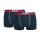 FILA Mens Boxer Shorts, 2 Pack - Logo waistband, Urban, Cotton Stretch, plain