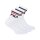 FILA Unisex Socks, 3 Pairs Quarter - short Socks, Sport, Logo Cuff, uni