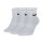 NIKE Unisex 3-Pack Sports Socks - Everyday, Lightweight No Show Ankle, unicoloured