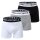 Jack & Jones Mens Boxer Shorts, 3-Pack - SENSE TRUNKS, Cotton Stretch